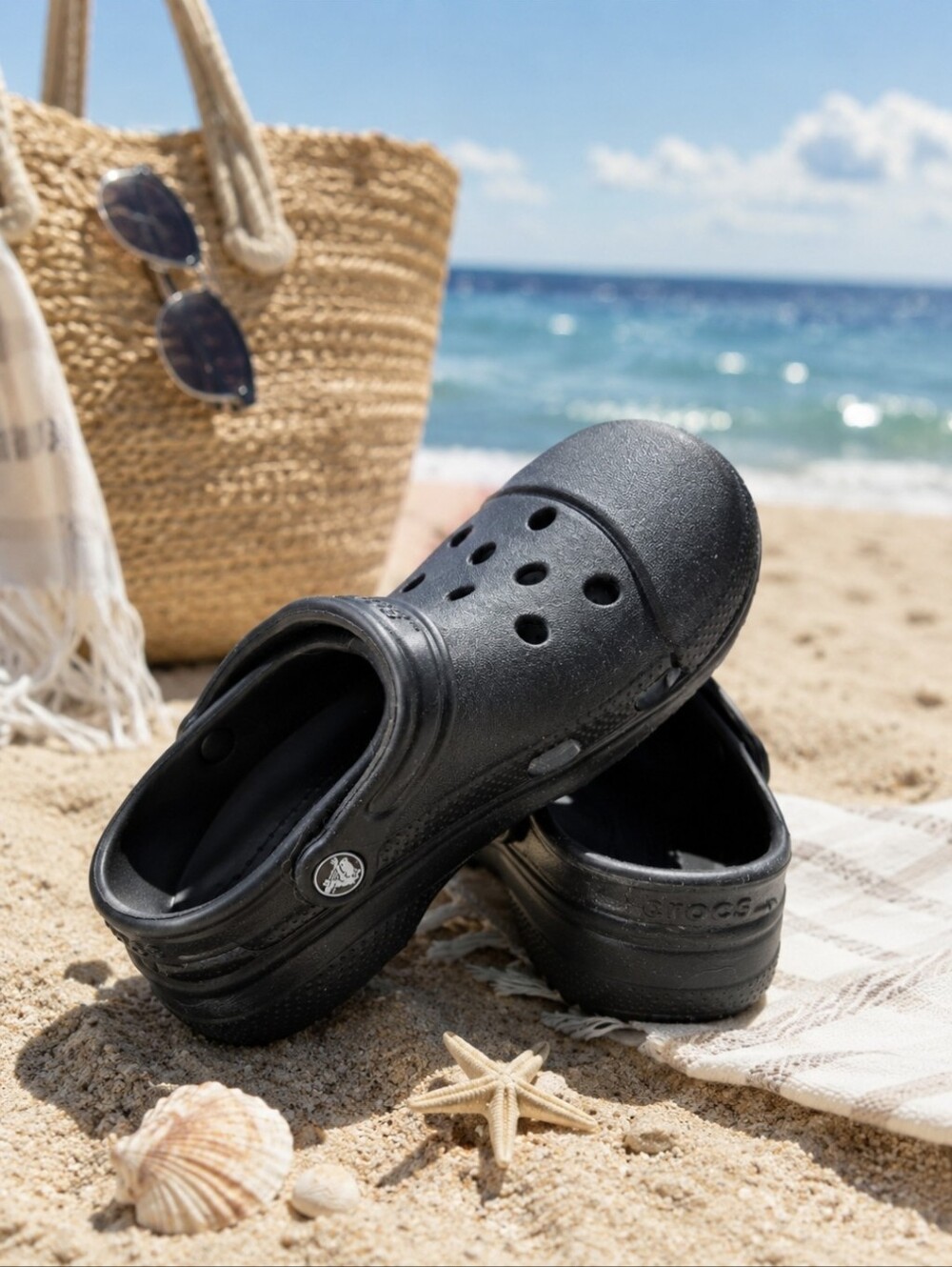 Silver Cloud CROCS Classic Black Slip-On Clog Diabetics And Sensitive  Feet